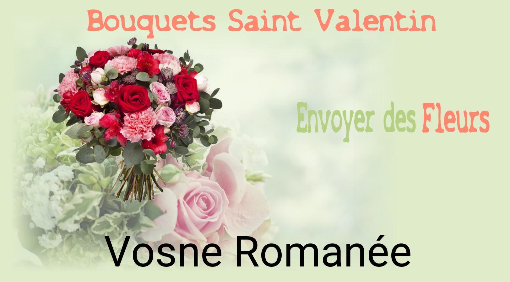 Roses de Saint-Valentin livrées à Vosne-Romanée